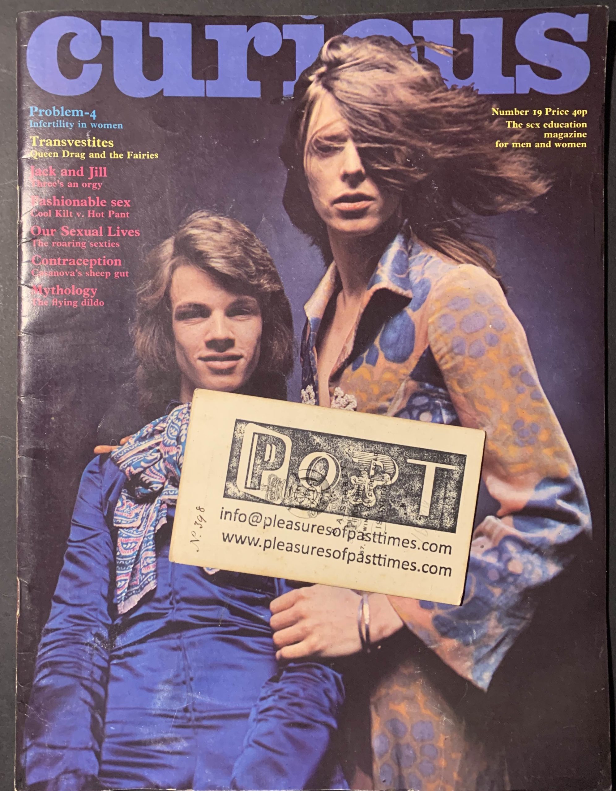 David Bowie Man Who Sold The World Era Curious Magazine 19 May 1970 ‘gender Bending Cover 7123