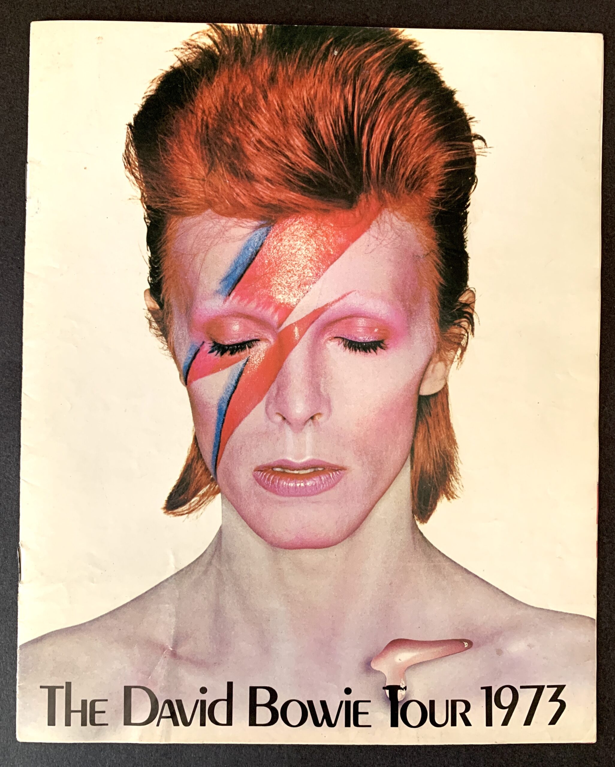 David Bowie Ziggy Stardust Aladdin Sane 1973 Uk Tour Programme Pleasures Of Past Times