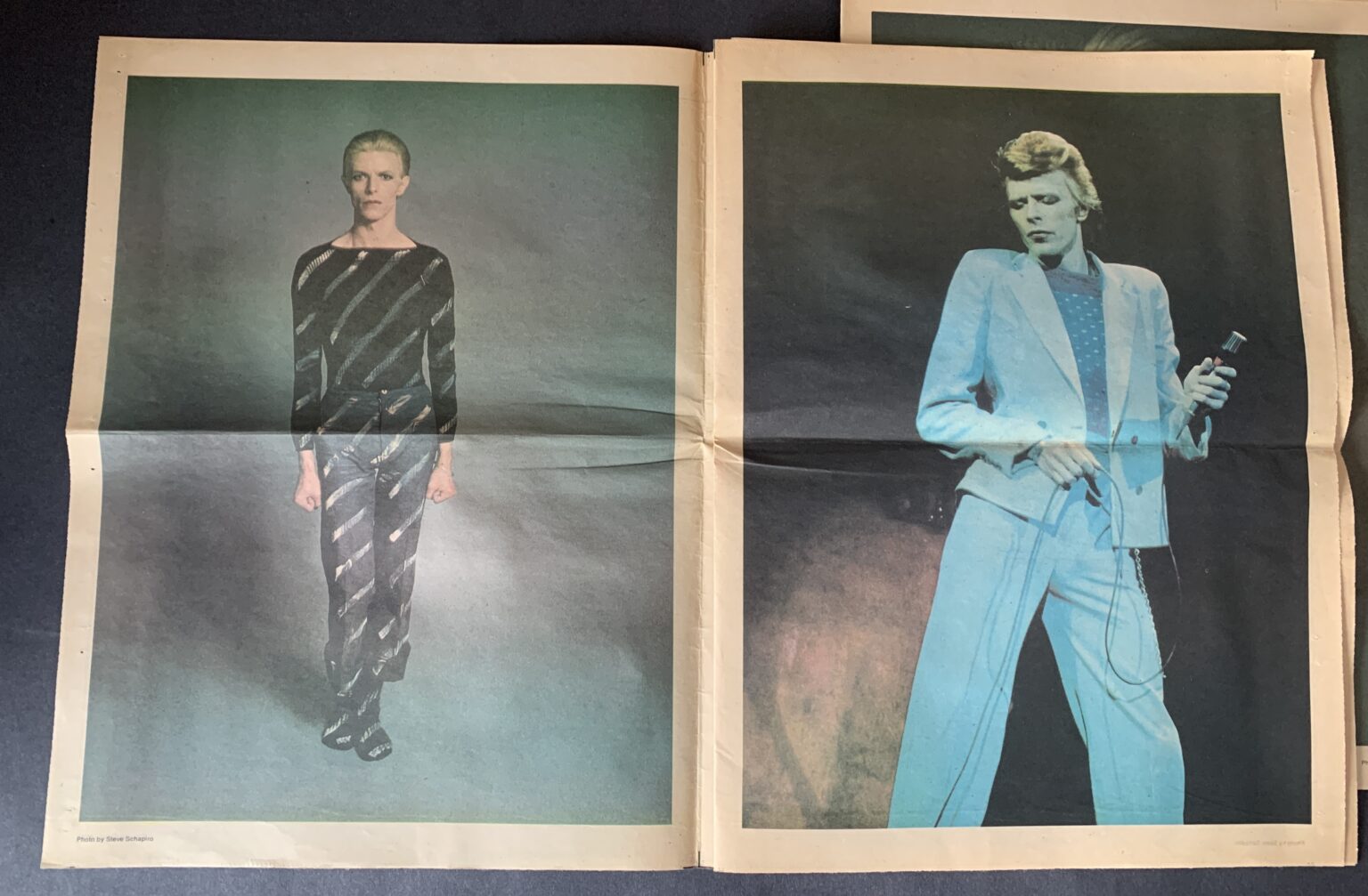David Bowie Isolar I 1976 US tour programmes : Pleasures of Past Times