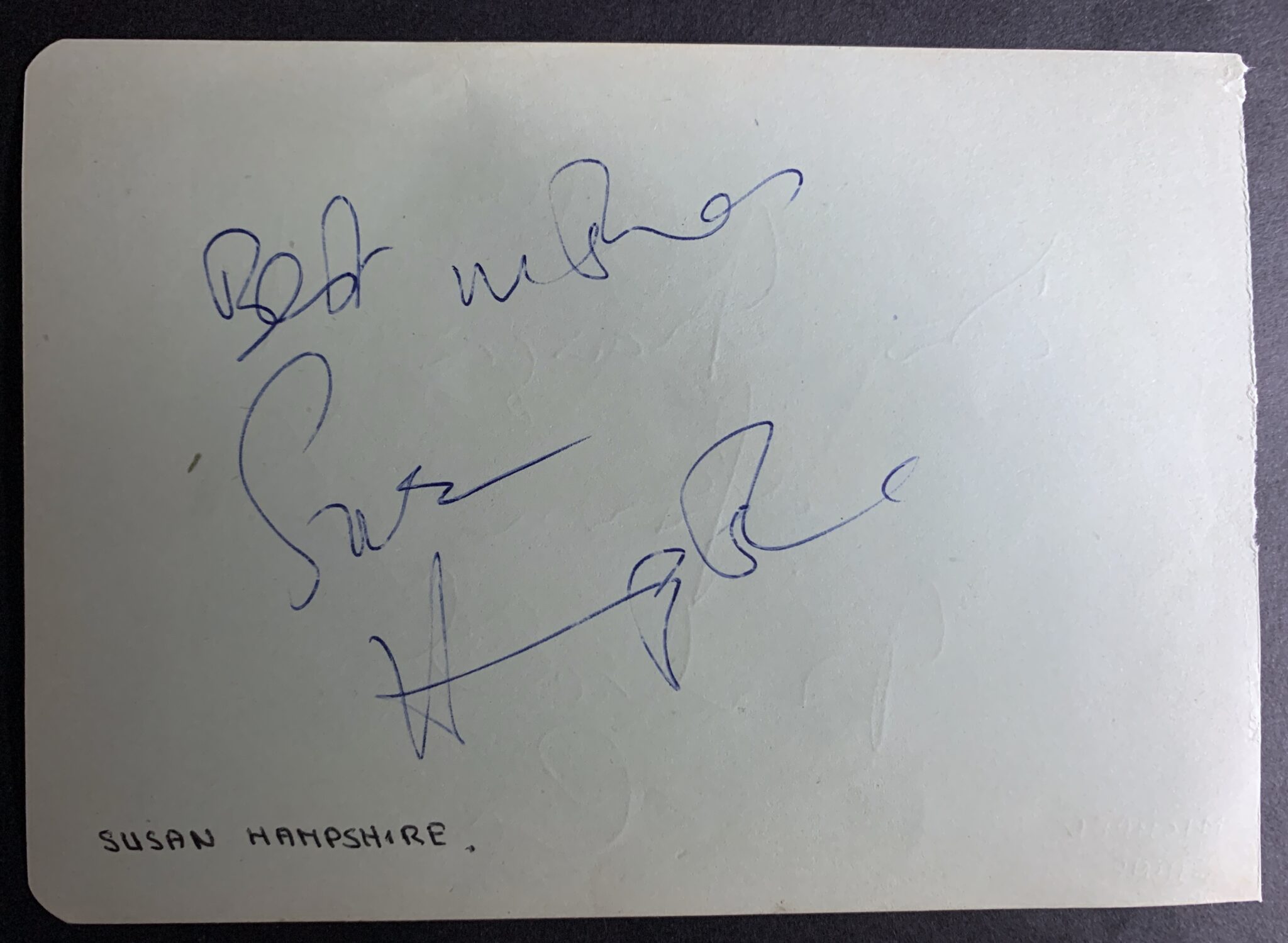 Michael Caine autograph- single sheet from an autograph book ...