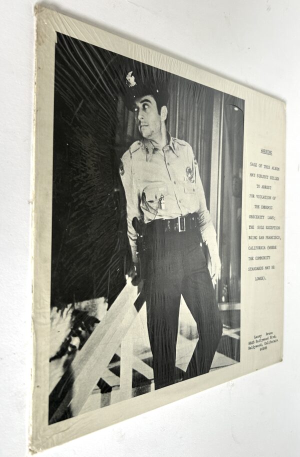 Lenny Bruce 1964 10" 331/3 RPM record - self pressed: Recording Submitted As Evidence In The San Francisco Obscenity Trial In March, 1962