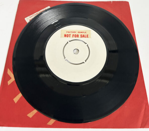 Sex Pistols Anarchy in The UK 1976 white label test pressing - NM/EX
