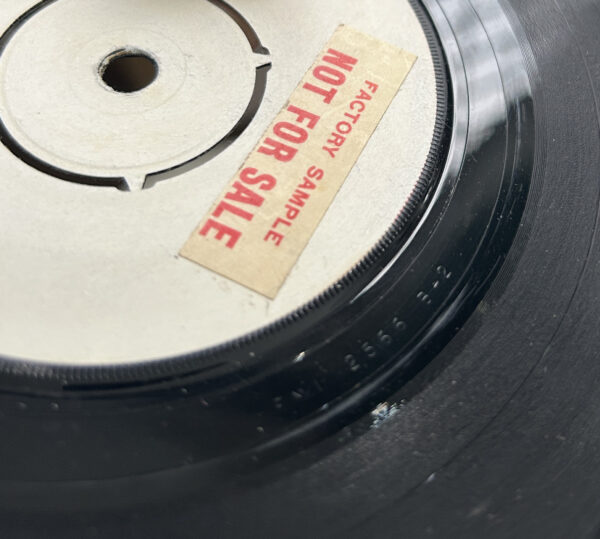 Sex Pistols Anarchy in The UK 1976 white label test pressing - NM/EX