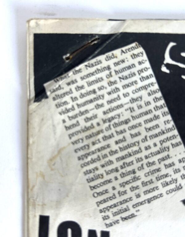 London’s Outrage - Jon Savage 1976 Punkzine - Sex Pistols, Damned
